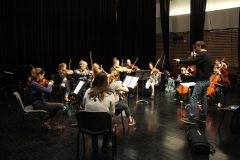 1ères répétitions des élèves cordes avec le Brussel Chamber orchestra, les 13, 14 et 15 janvier 2017