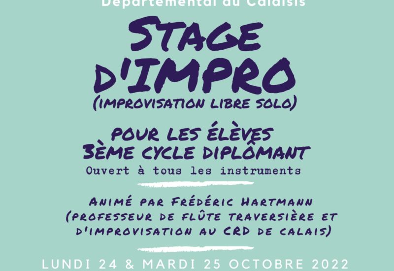 Stage d’impro >> élèves 3ème cycle diplômant