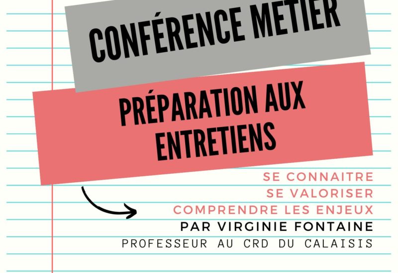 Cycle 3 : Conférence Métier >> Samedi 10 juin 2023