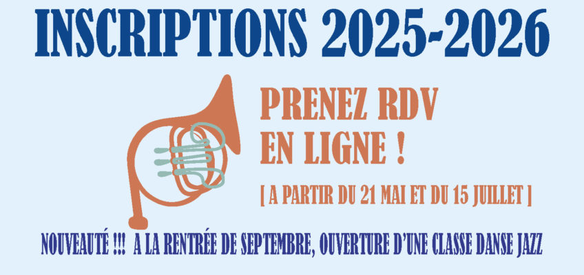 Inscriptions pour la rentrée 2025